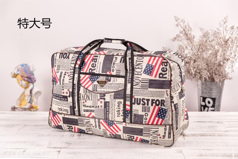 Công suất lớn phim hoạt hình túi du lịch Hàn Quốc chéo ánh sáng di động túi du lịch tập thể dục túi gấp túi hành lý không thấm nước túi đựng đồ cá nhân