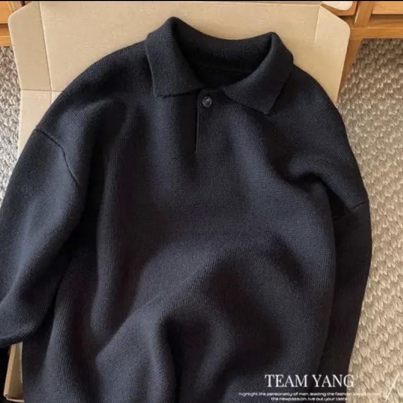Teamyang Autumn and Winter New High-Weight Texture Merino Wool Old Money Minimalist Style Blended Sweater 7098 Teamyang Autumn and Winter New High-Weight Texture Merino Wool Old Money Minimalist Style Blended Sweater 7098
