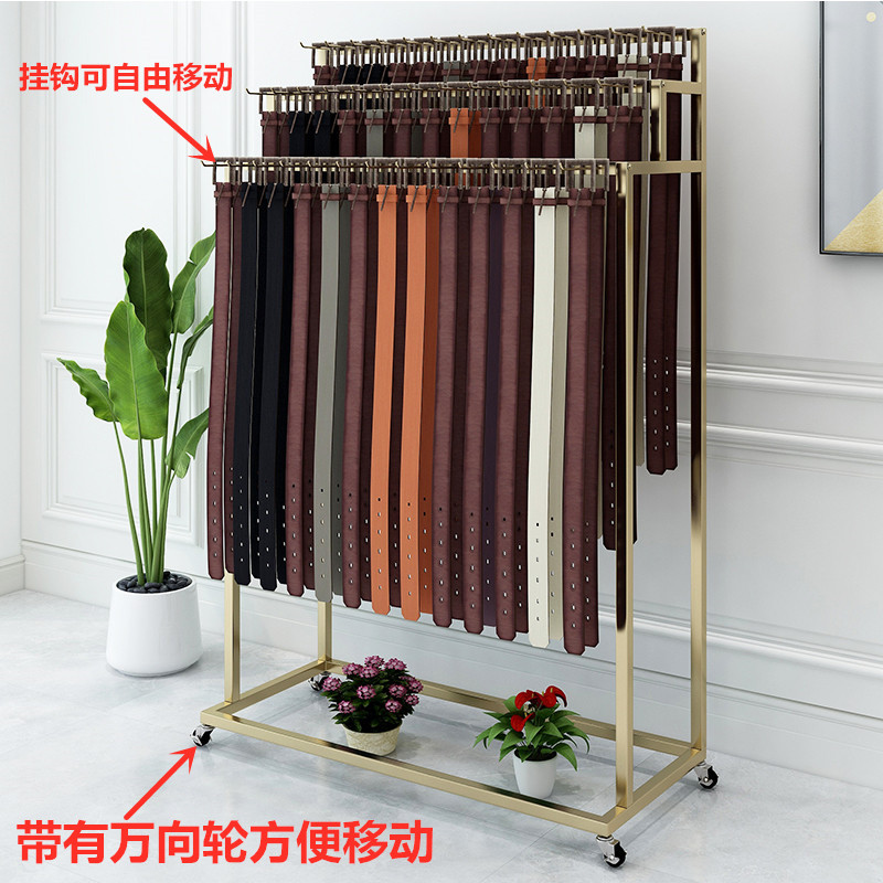 Simple Belt Bag Display Rack, Socks and Underwear Box Storage Rack, Fabric Shelf, Multifunctional Floor-Standing Movable Display Rack