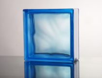 Jinghua brand glass brick Jinghua brand 1980 blue cloud pattern impulse discount hot sale