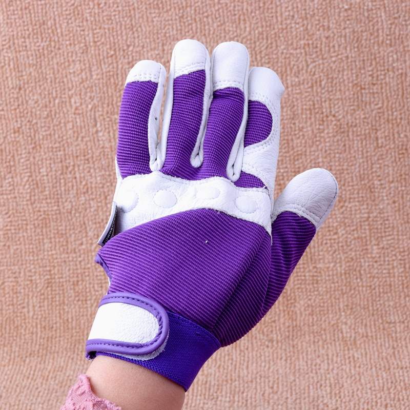 First layer leather women's gloves full finger touch screen riding gloves foreign trade outdoor mountain bike sports leisure bicycle gloves