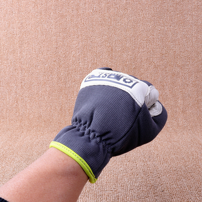 Foreign Trade Genuine Leather Gloves Male Outdoor Riding Sports Bike Gloves All Finger Touch Screen Head Layer Thin Leather Mountaineering Car Gloves