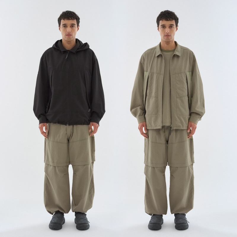 Rare Co-Branded M4E*Wt Cool, Breathable, Sweat-Absorbent, Quick-Drying Bubble Gauze Mountain-Style Outdoor Functional Shirt Monster Jacket