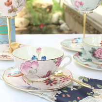 Creative English Afternoon Tea Black Tea Cup Bone China Flower Tea Cup Elegant Wide Mouth Coffee Cup European Cuckoo Tea Set