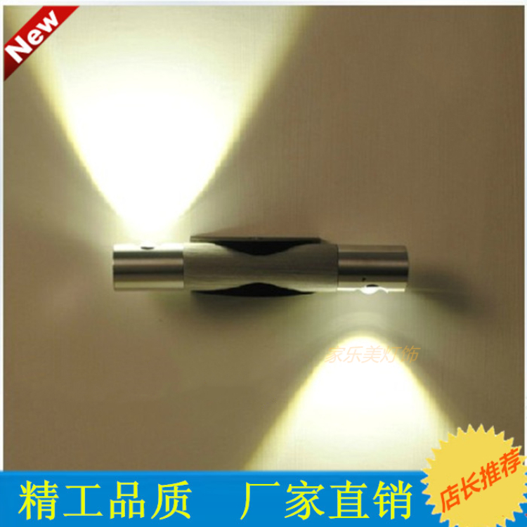 LED2W wall lamp LED light mirror Headlight Aisle light Toilet bedroom wall light Cylinder energy-saving corridor