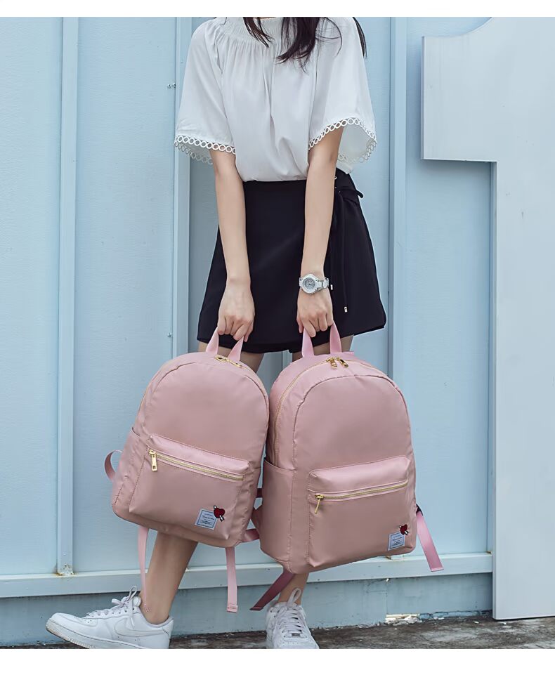 Túi đeo vai nữ gia đình Xiaomi phiên bản Hàn Quốc của túi thêu đại học Oxford vải canvas 2018 mới ba lô balo đi học hot trend 2020