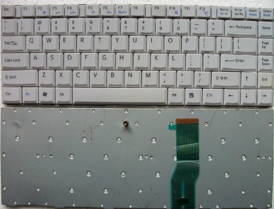 Original SONY Sony VAIO FJ series VGN-FJ67C keyboard black white