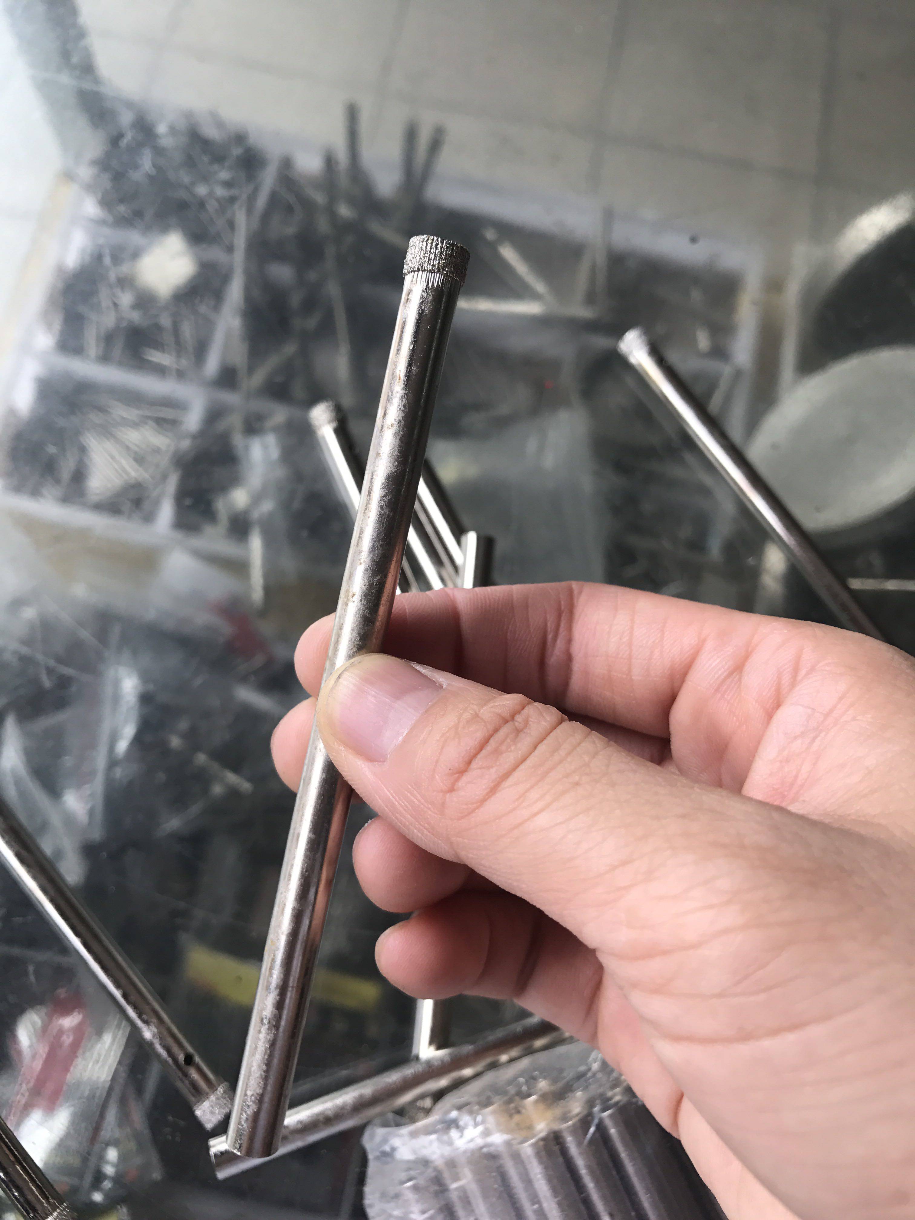 Standard size 6 8 extended glass ceramic marble Crystal drill bit