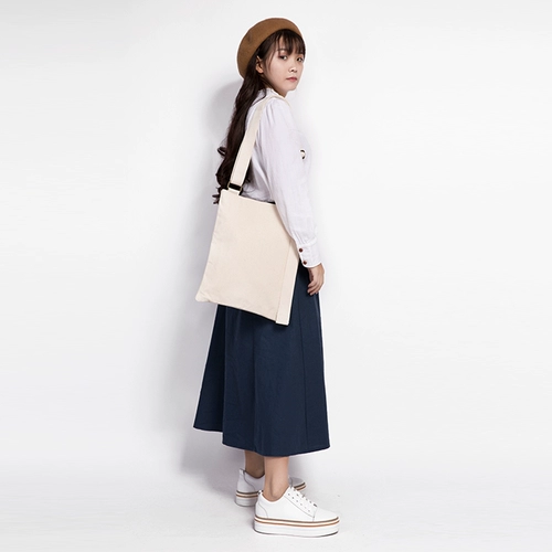 YONBEN/元本良厂 Шоппер, летняя сумка на одно плечо, тканевый мешок, в корейском стиле