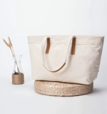 Корейская японская вместительная и большая льняная сумка, сумка на одно плечо