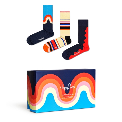 Sam's Special Offer Happy Socks Socks Gift Box (Pack of Three Pairs) Sam's Special Offer Happy Socks Socks Gift Box (Pack of Three Pairs)