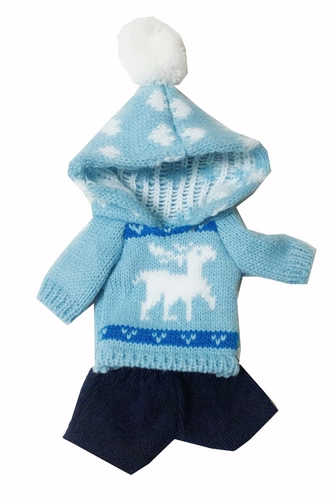 Четыре куска сахарного платья кролика Рождественское лоська SD/BJD Teddy Bear Clothing Clothing