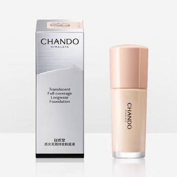 Chando Liquid Foundation 30ml Photosensitive Flawless Long-Lasting Foundation for Oily Skin, Moisturizing, Concealing, Light and Refreshing