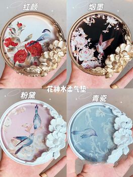 Flower Knows Flower God Cushion Foundation Moisturizing and Nourishing Creamy Skin Water Glow Concealer Nourishing Oil Control Cushion Refillable