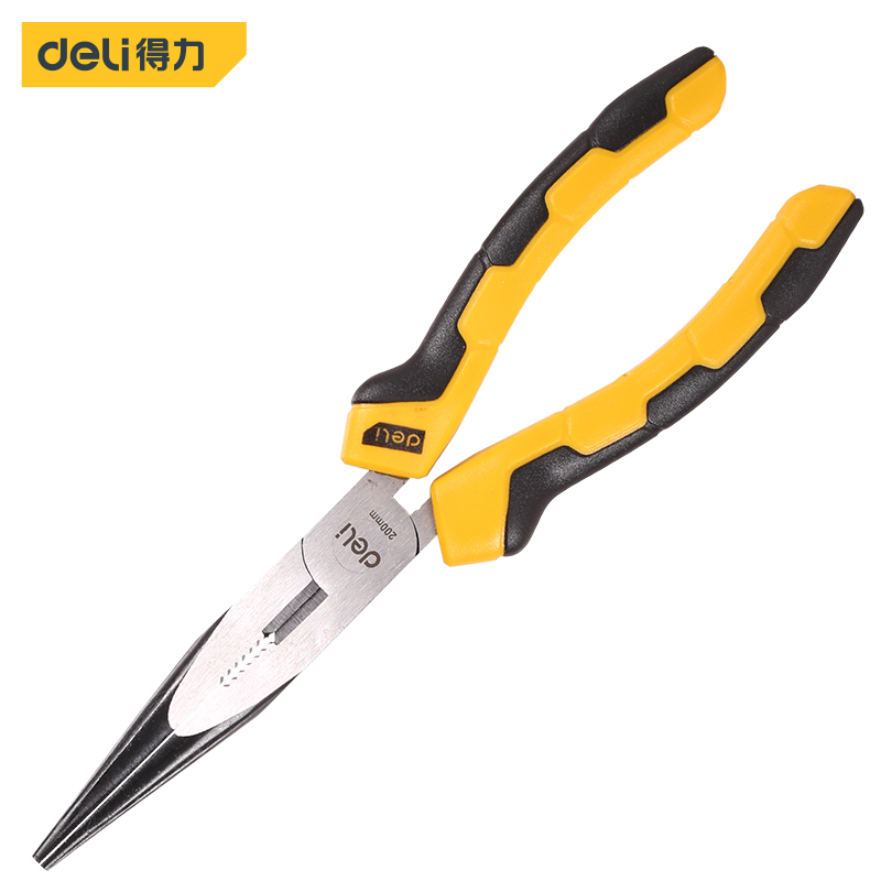 Tool 8-inch home sharp-mouth pliers Pliers Sharp Mouth Pliers Electrician Pincers Five Gold Tools DL0102-Taobao