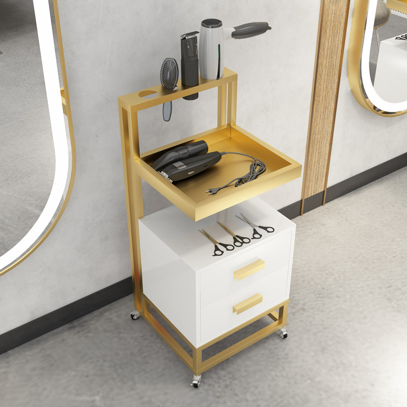 Net red hair salon tool cabinet hair salon tool car liu shop rack beauty salon trolley hair cutting small cabinet