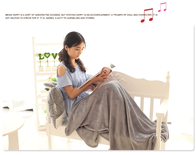 Phim hoạt hình ba với tay ấm văn phòng ngủ trưa gối điều hòa chăn với gối ngủ gối chăn kép sử dụng đệm bộ chăn gối văn phòng