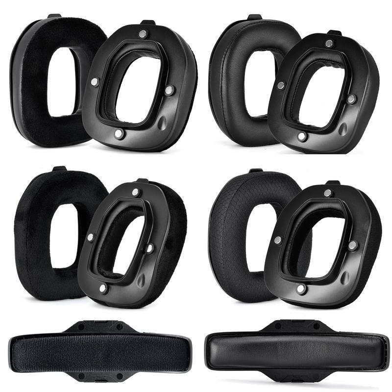 Suitable for Logitech Astro A40Tr Ear Pads with Buckle and Magnet Integrated Earphone Covers, Headband Cushion Replacement Suitable for Logitech Astro A40Tr Ear Pads with Buckle and Magnet Integrated Earphone Covers, Headband Cushion Replacement