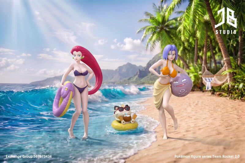 (Chili Gk) Jingbao Studio Jb Studio Character Series Villain Swimsuit - Rocket Team (Chili Gk) Jingbao Studio Jb Studio Character Series Villain Swimsuit - Rocket Team