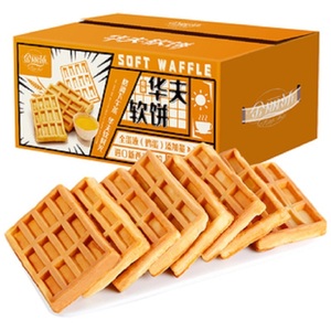 金丽沙华夫饼整箱早餐蛋糕1kg