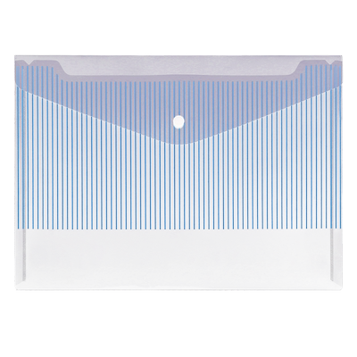 【20只装】加厚A4透明文件袋按扣档案袋