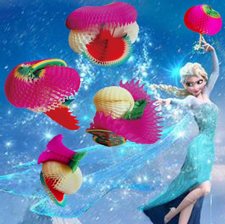 Shake the same sum of flowers 80 back nostalgic childhood paper capsized flowers in a flower folk traditional Chinese paper capsized