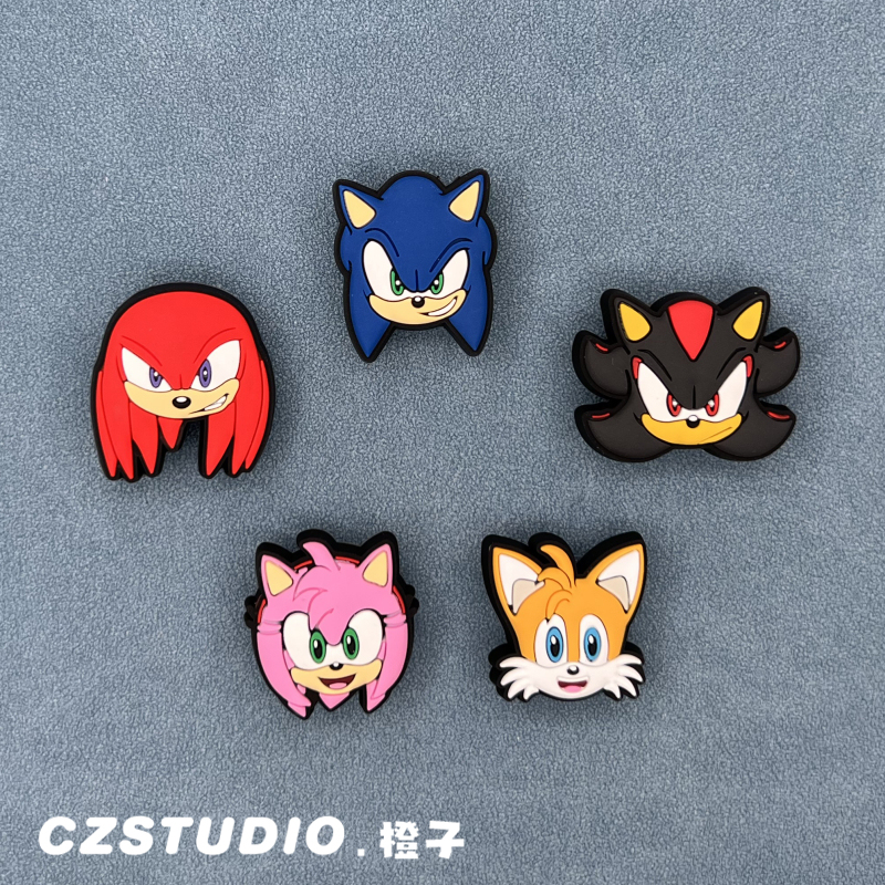 Crocs Shoe Accessories Shoe Charms Suitable for Crocs Shoes Decoration Accessories Fun DIY Decoration Cartoon Sonic Crocs Shoe Accessories Shoe Charms Suitable for Crocs Shoes Decoration Accessories Fun DIY Decoration Cartoon Sonic