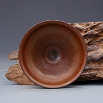 Song Jianyang yellow rabbit old tire hat hat tea bowl antique porcelain antique porcelain old goods collection