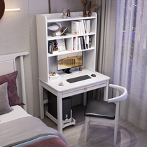 Childrens Solid Wood Desk Bookshelf Combined 70 minimal student table 90 small bedroom 80cm to learn to write desk