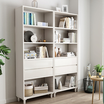 Soliwood Bookshelves Nordic Bookshelves Landing Book Cabinet Bedroom Simple Accessories Frame for Simple Household Students