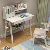 Nordic bedroom solid wood small desk mini - small family width 45cm learning home length 60 70 80cm computer desk