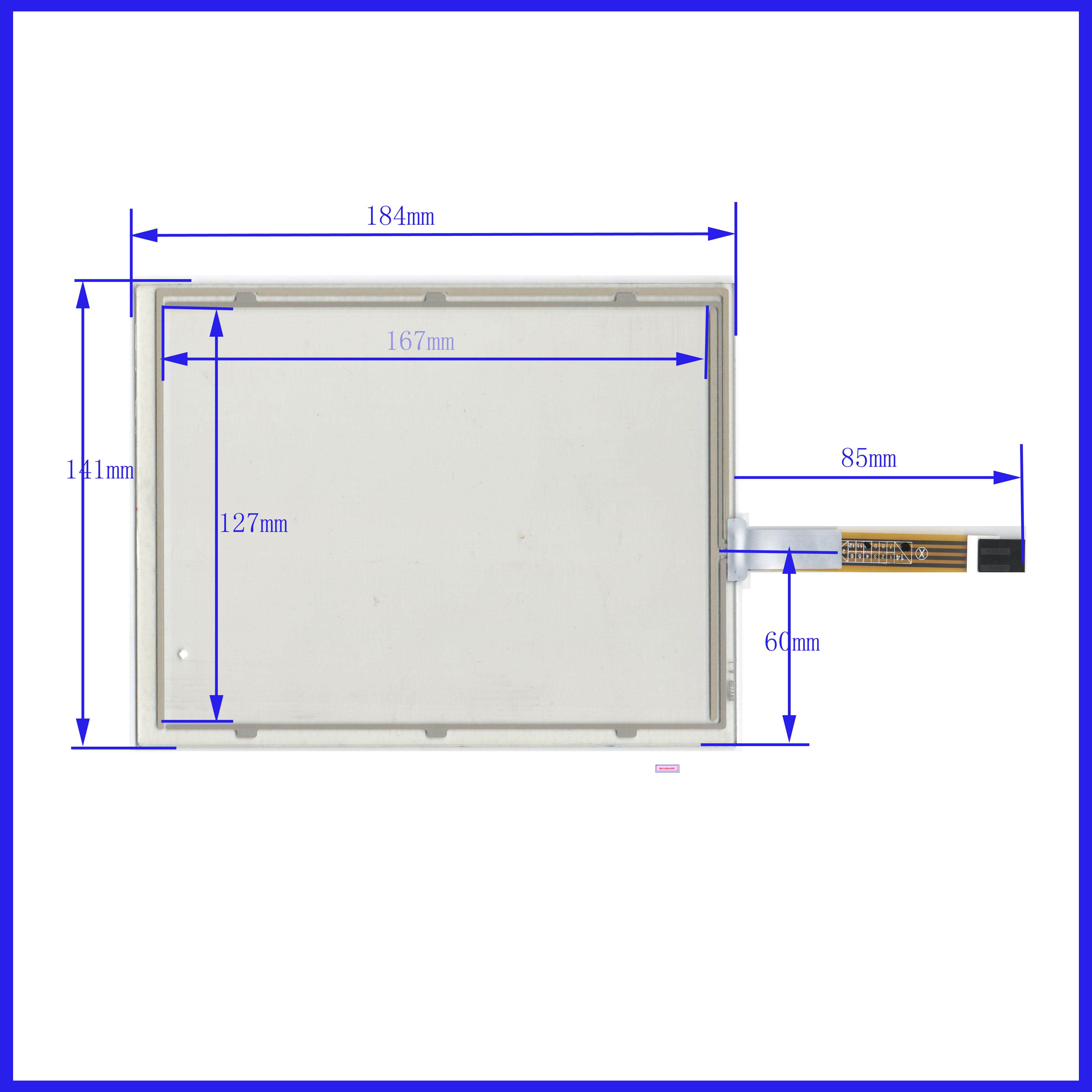 XWT739 on-board artificial control universal touch handwritten outside screen glass 183 * 141mm
