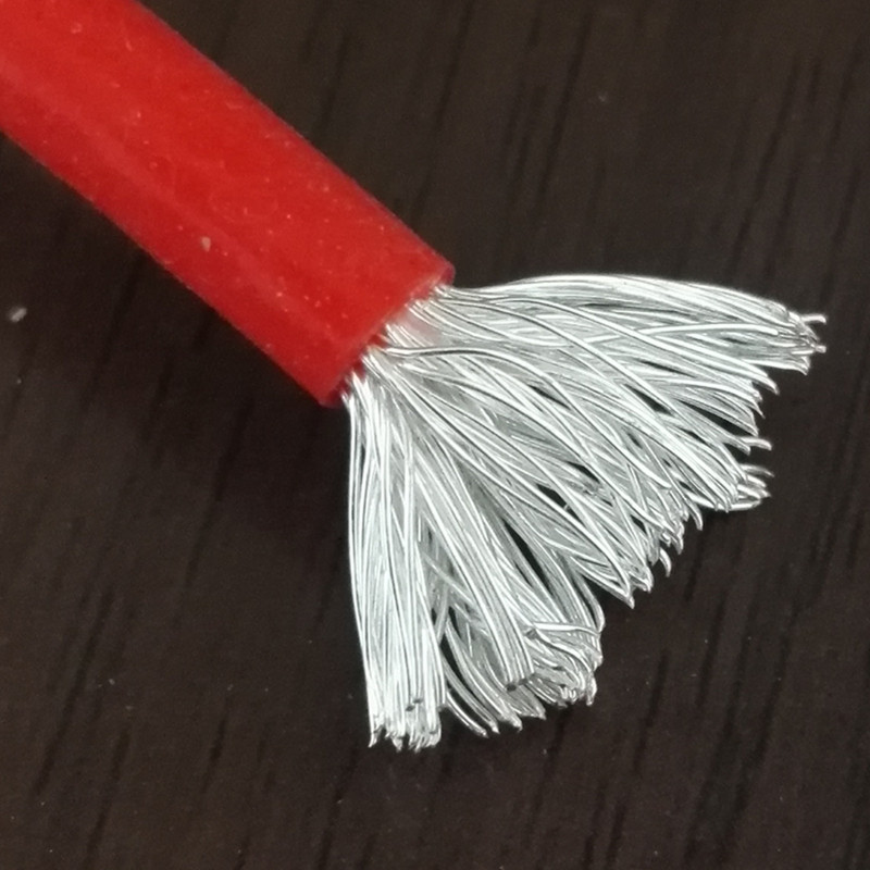 全新进口特氟龙镀银线电源线喇叭线音箱线外径5.15MM线芯133股