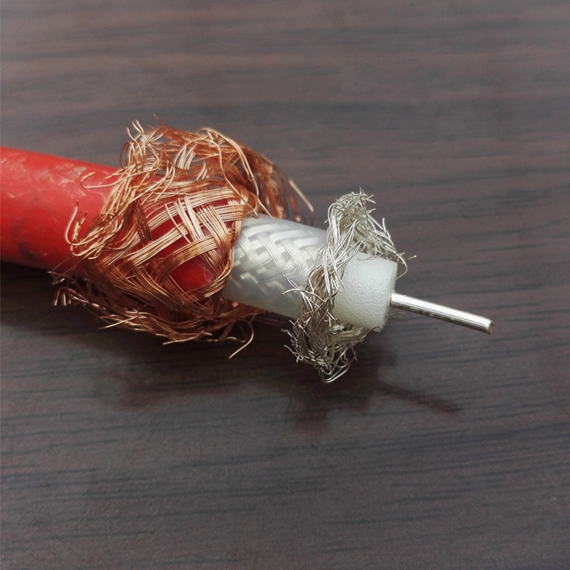 德国原装进口DRAKA同轴信号线 镀银同轴 音频线屏蔽线 三频同轴线