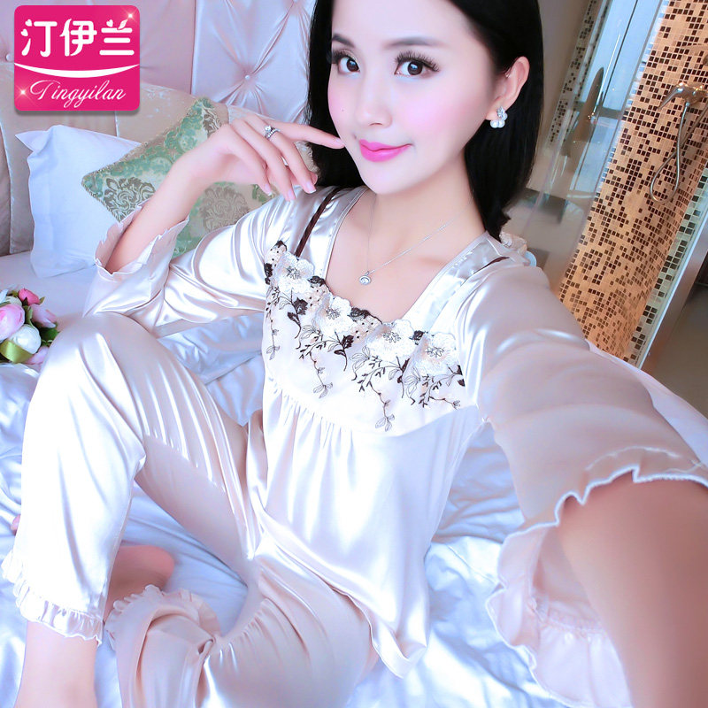 Pyjama pour femme en Polyester Polyester  à manches - Ref 2992716 Image 3