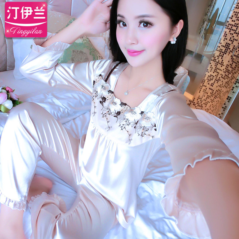 Pyjama pour femme en Polyester Polyester  à manches - Ref 2992716 Image 5