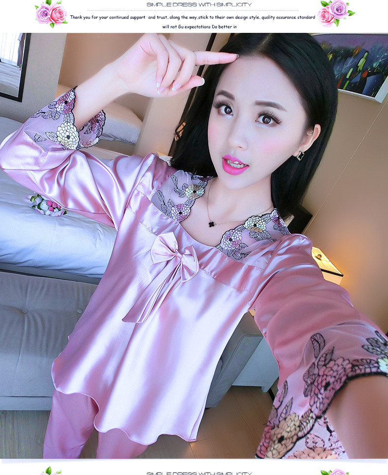 Pyjama pour femme en Polyester Polyester  à manches - Ref 2992716 Image 55