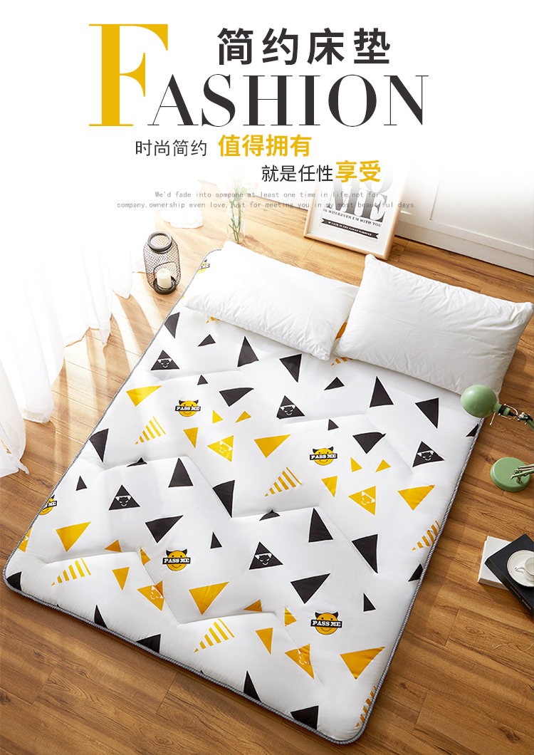 Dày lên 1.5m1.8m gạo nệm tatami gấp sàn ngủ pad giường đôi duy nhất 褥 sinh viên ký túc xá pad quilt