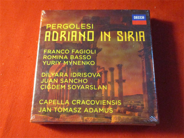Pergoresi Adriano in Siria 3cd European edition undemolished mountain 0035-Taobao