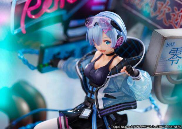 SSF 1/7 《Re:0》Rem Neon City Ver. Painted Figure Anime Girl
