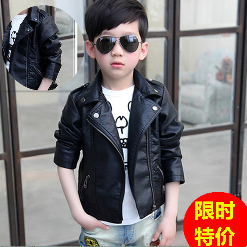 infant leather jacket boy