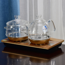 Boyuan electric tea stove Fast stove kettle Automatic flat induction cooker Tea tray with boiling water bubble teapot 37x20cm