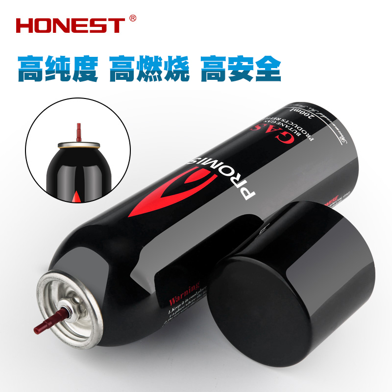 Baicheng HONEST windproof grinding wheel lighter gas inflatable butane gas large-capacity high-purity liquid metal direct flush