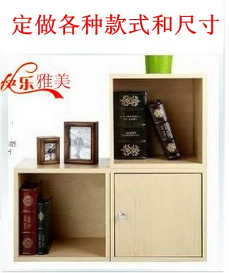 Tủ sách đơn giản hiện đại giá sách lưu trữ lưu trữ kết hợp miễn phí tủ màu trắng phong cách tùy chỉnh nội thất bảng điều khiển - Buồng