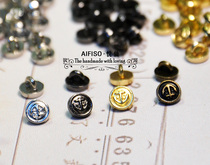 wanwan yi with 5mm retro anchor metal buttons and a high hem sew sailors buckle four 10 price