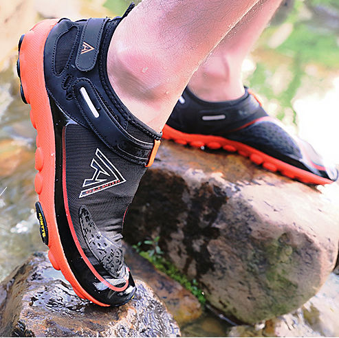 Summer creek shoes men's quick-drying mesh surface breathable mountaineering outdoor hiking shoes driving barefoot wading shoes fishing shoes women