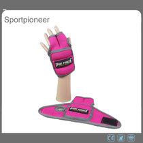 Invisible weight bearing iron sand speed training sports gloves A pair of half-finger gloves gloves Adult sandbag gloves