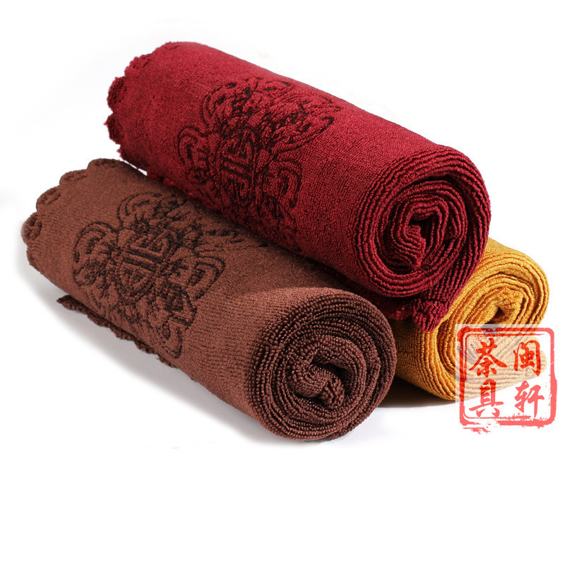 Brief encounter with five fu tea towels padded super absorbent thickened fiber pure cotton rag-nourishing jug towel antibacterial kung-fu with tea fit