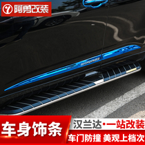 Suitable for 15 -21 Hananda bodywork Decorative Strips Trim door panels bodywork anti-scraping strips Special accessories Ayong