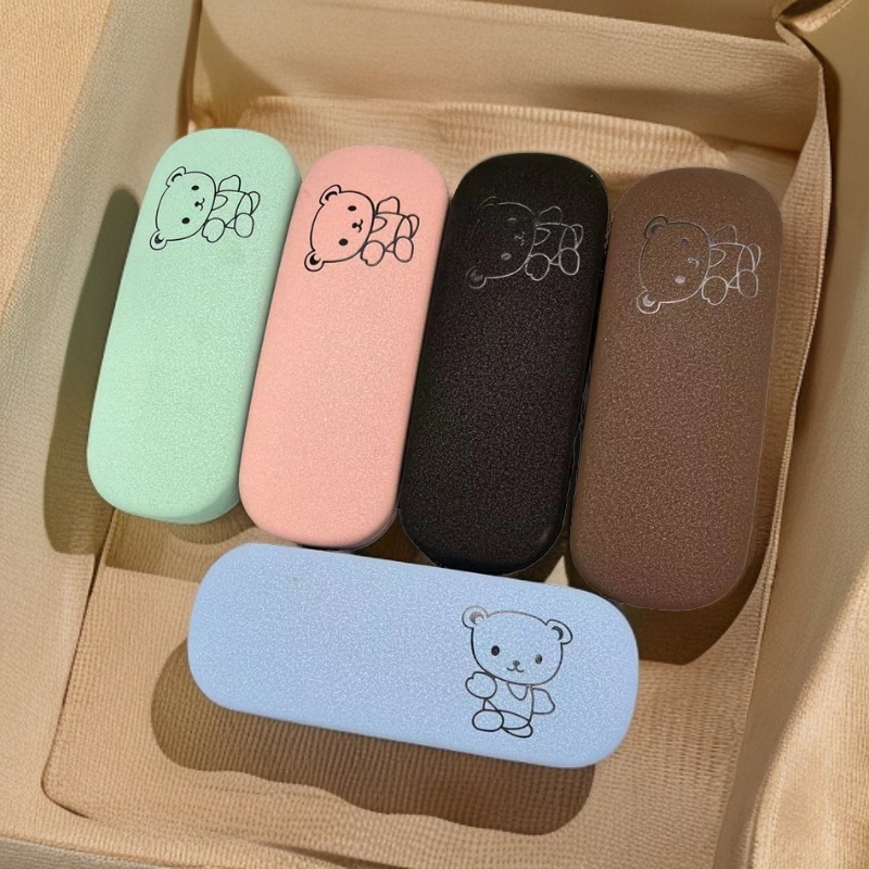 Source Manufacturer Iron Eyeglass Case, High Aesthetic Value, Various Styles, Pressure-Resistant, Drop-Resistant, Unisex, Myopia Glasses Case